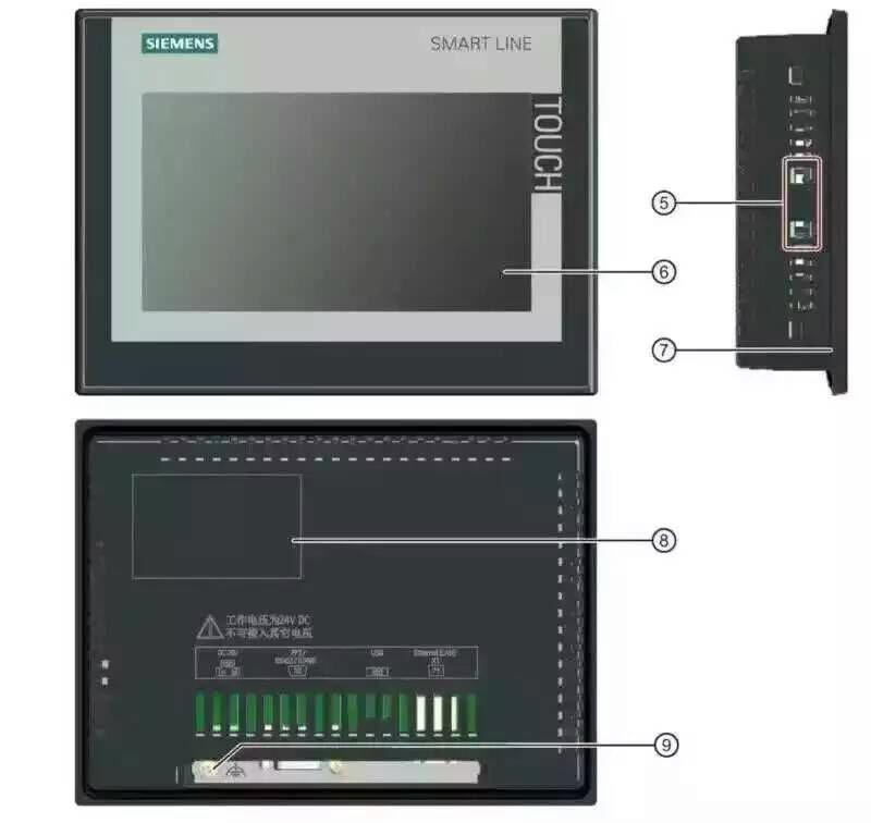 西门子mp27710寸触摸屏6av6643ocd011ax1