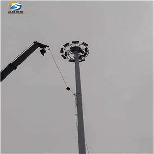 日喀则仲巴县球场高杆灯20米25米-2023新出厂价产品图片