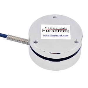 法兰结构压力传感器0-10kN压式载荷测量